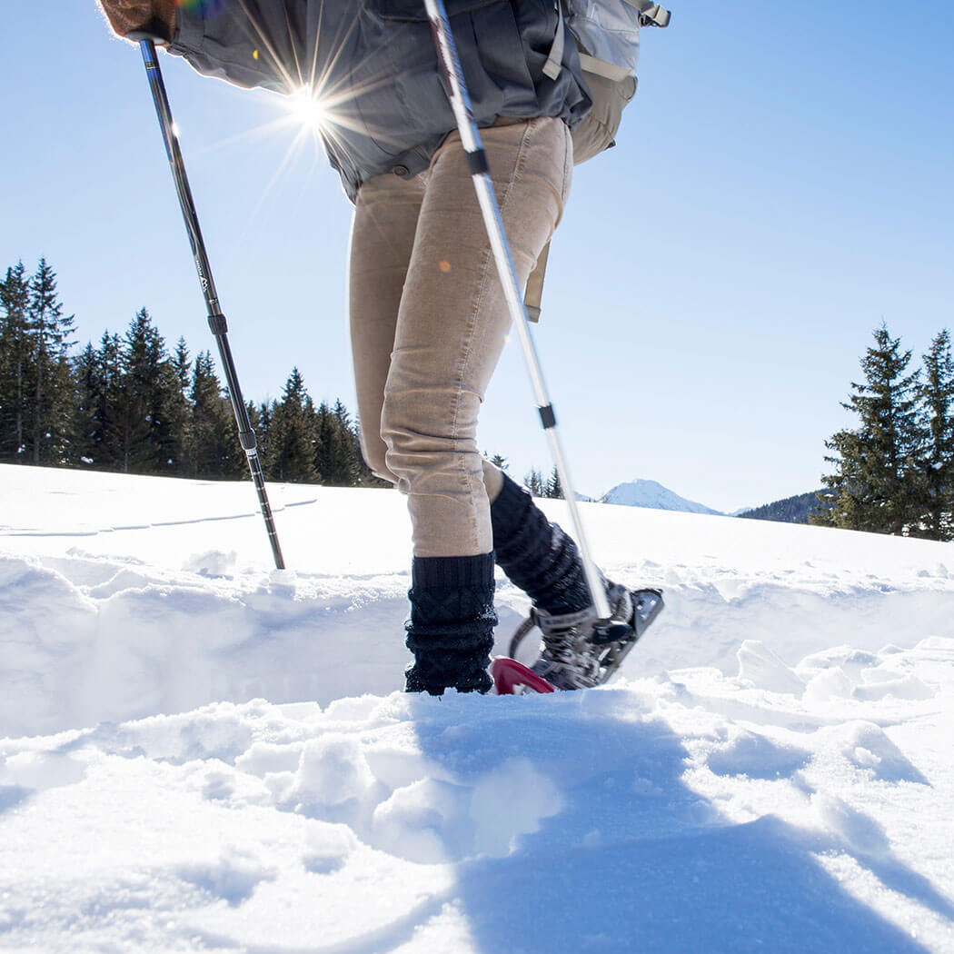 Schneeschuhwanderungen im Winter - Detailaufnahme - Hotel Terentnerhof