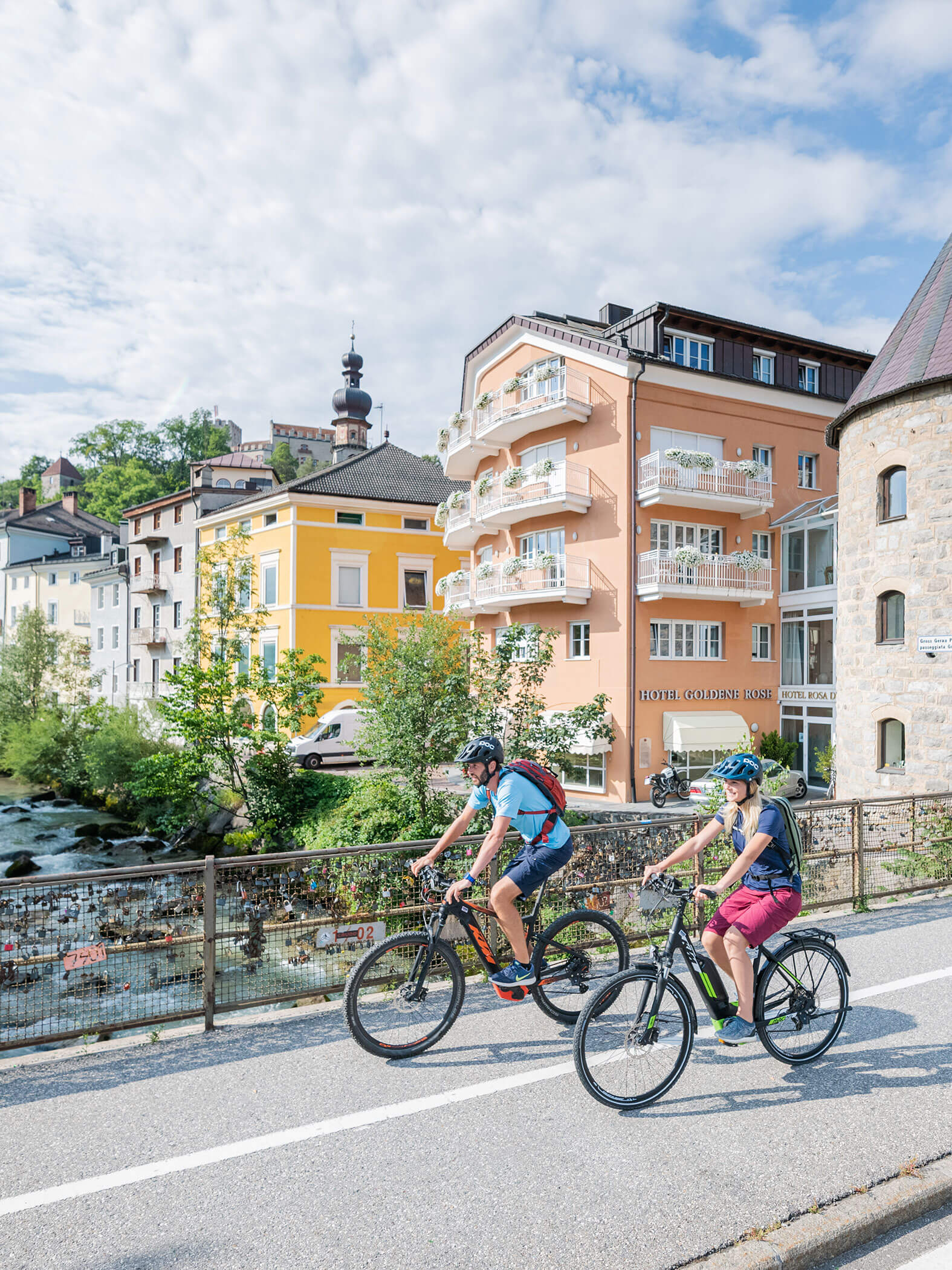 Cycle path through Brunico - Hotel Terentnerhof