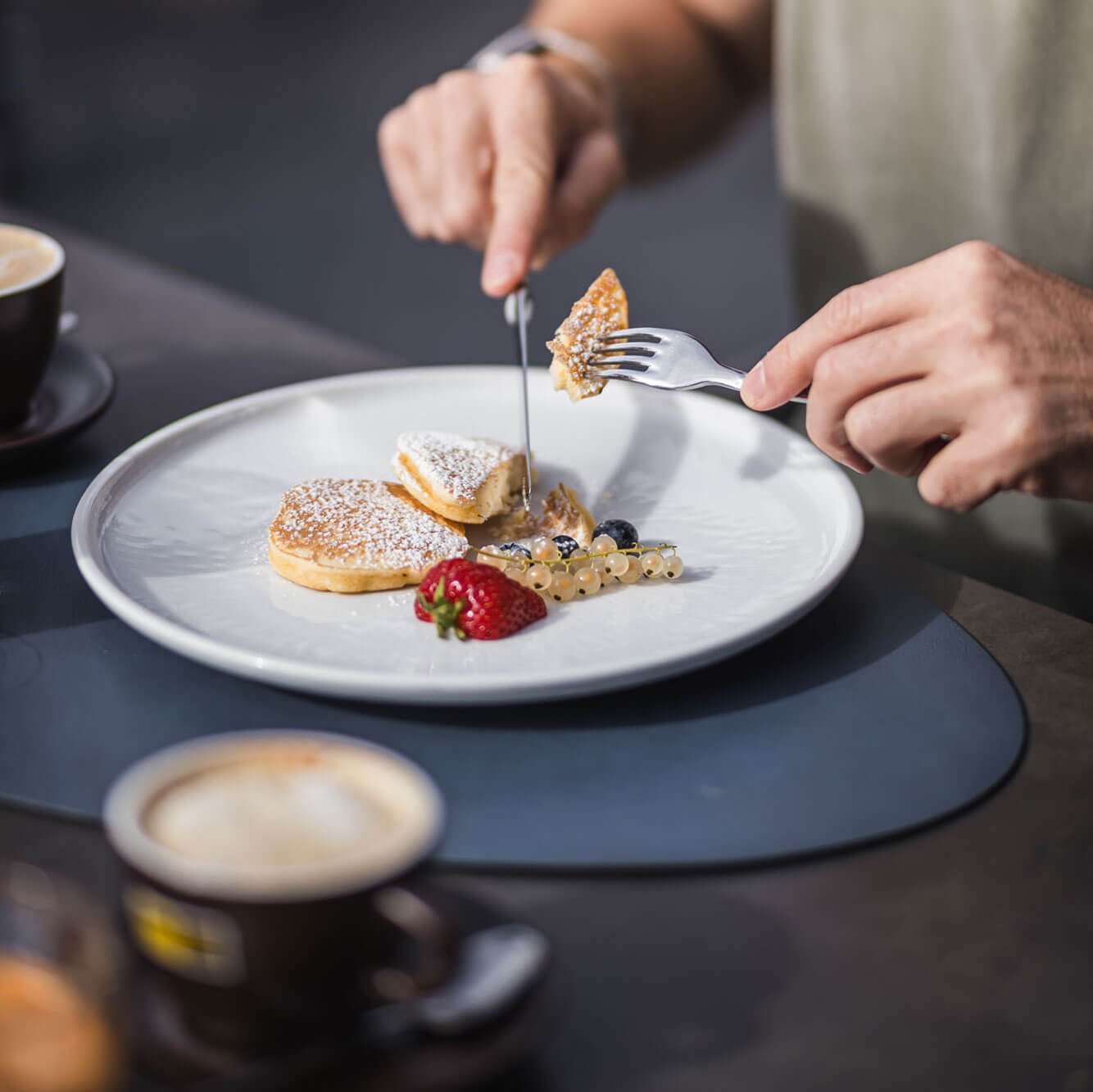 Colazione - Pancake con frutta fresca - Hotel Terentnerhof