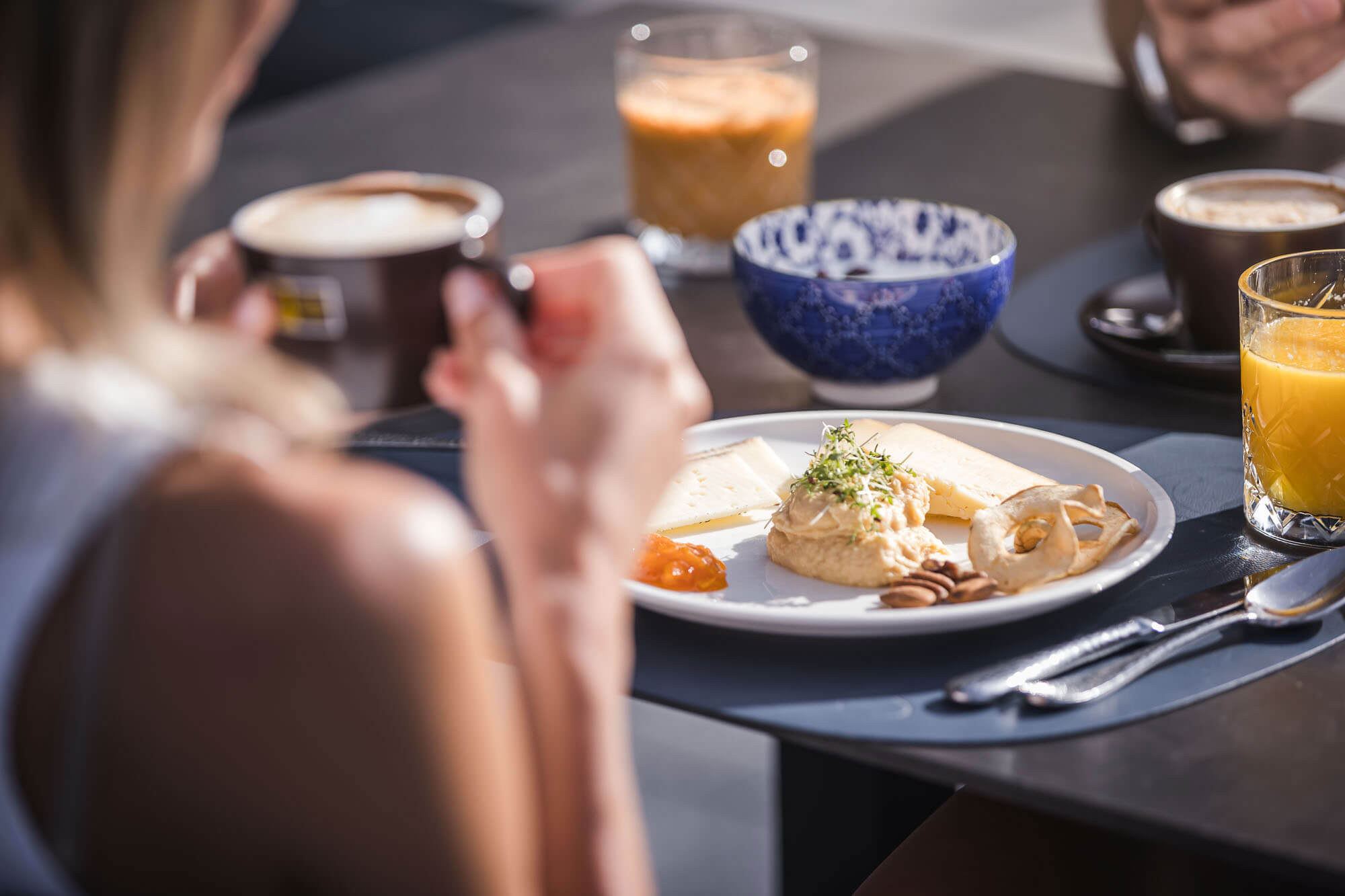 Cuisine - Breakfast table Gal Kul - Hotel Terentnerhof