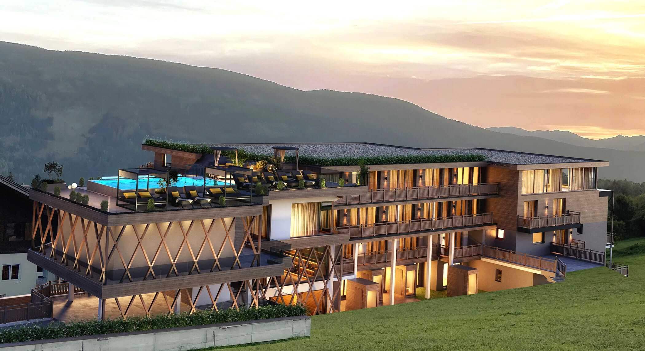 Hotel Terentnerhof neu - Außenansicht