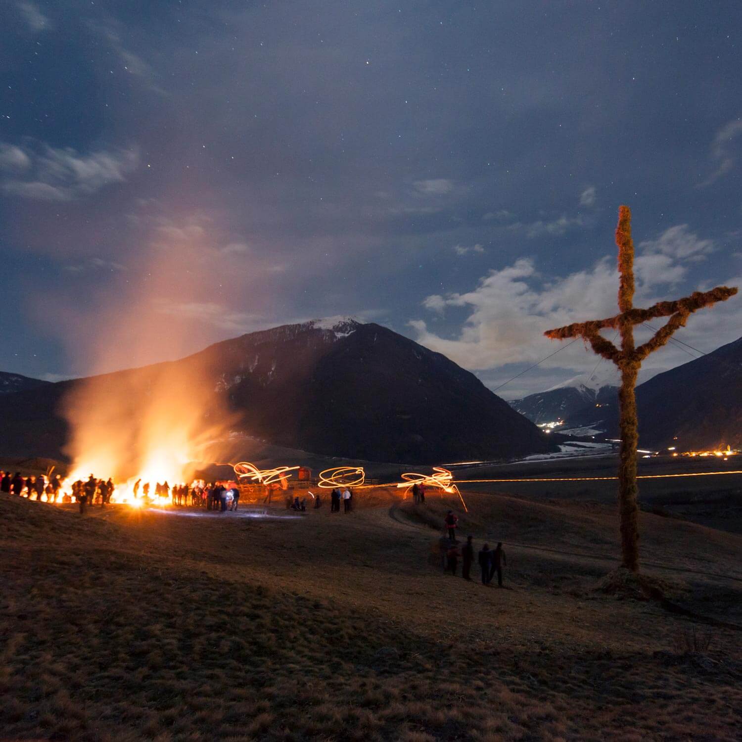 Herz Jesu Feuer in Südtirol - Hotel Terentnerhof