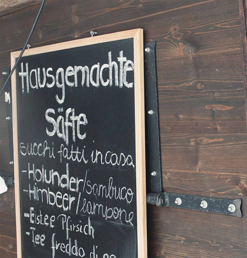 Winterwanderung zur Pertingeralm - Menü - Hotel Terentnerhof