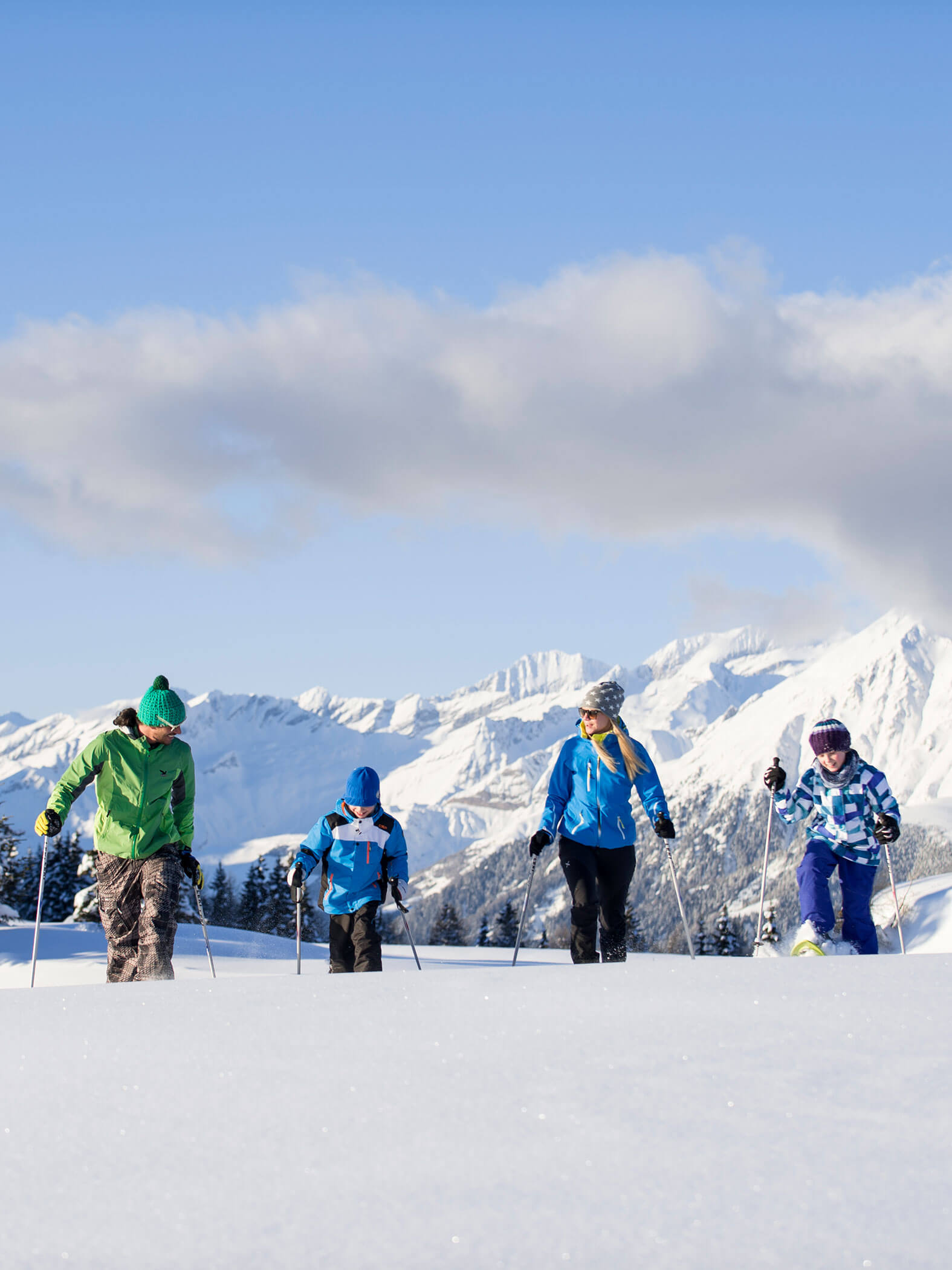 Winter hiking in the Dolomites with the family - Hotel Terentnerhof
