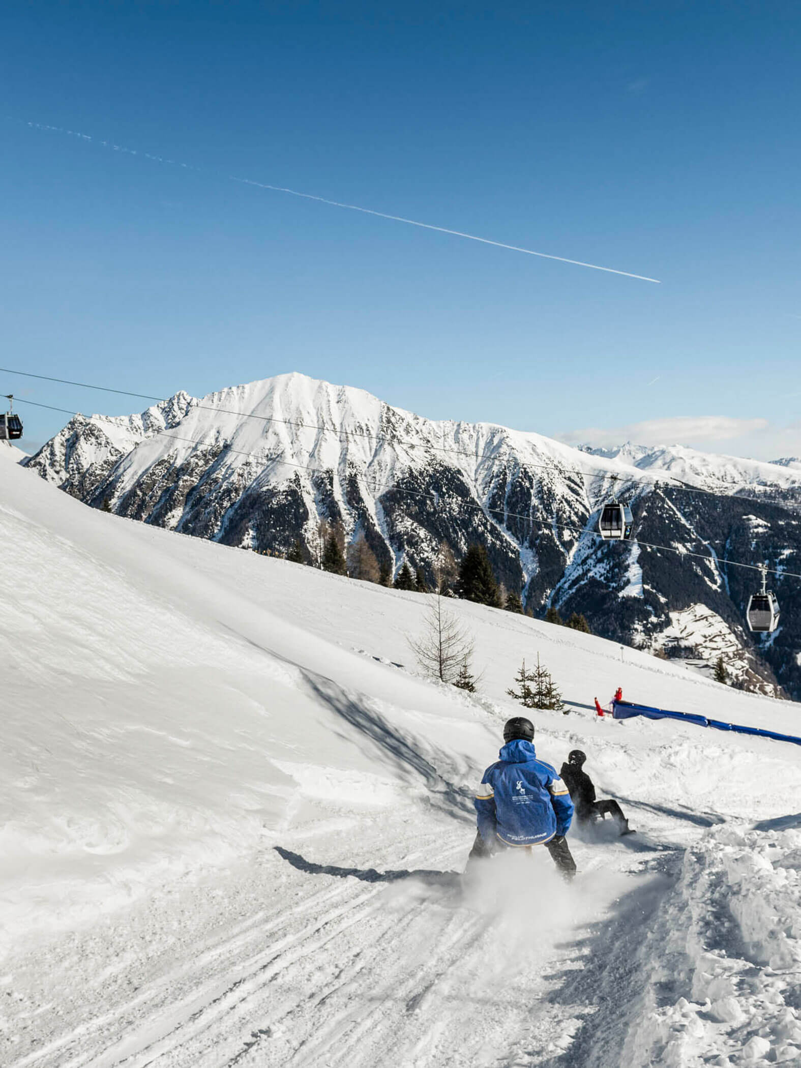 Tobogganing fun in the Dolomites - Hotel Terentnerhof