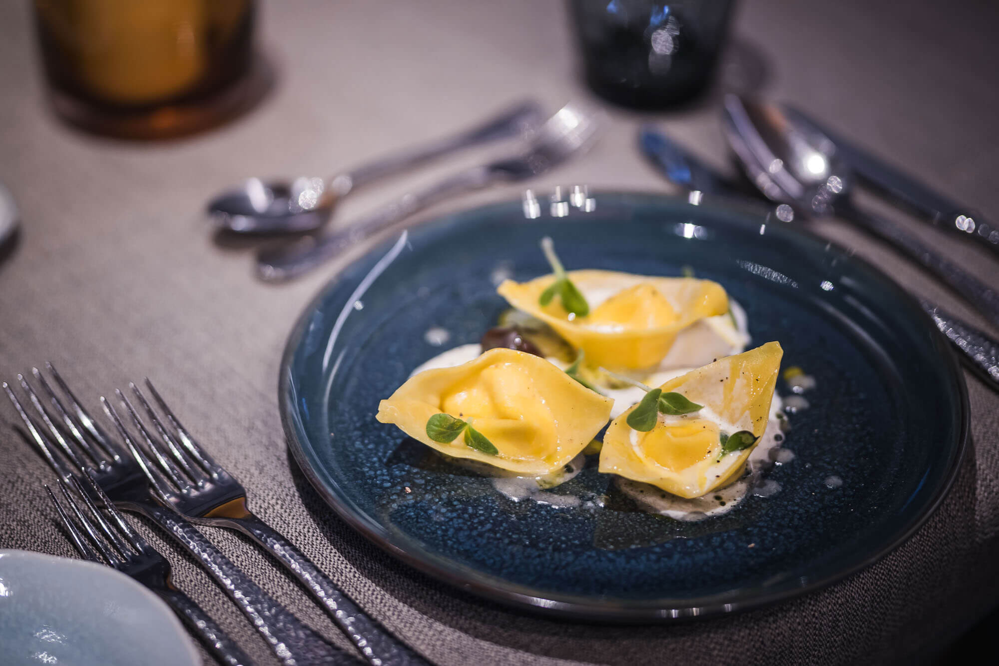 Reviews - Culinary delights - Ravioli on a plate - Hotel Terentnerhof